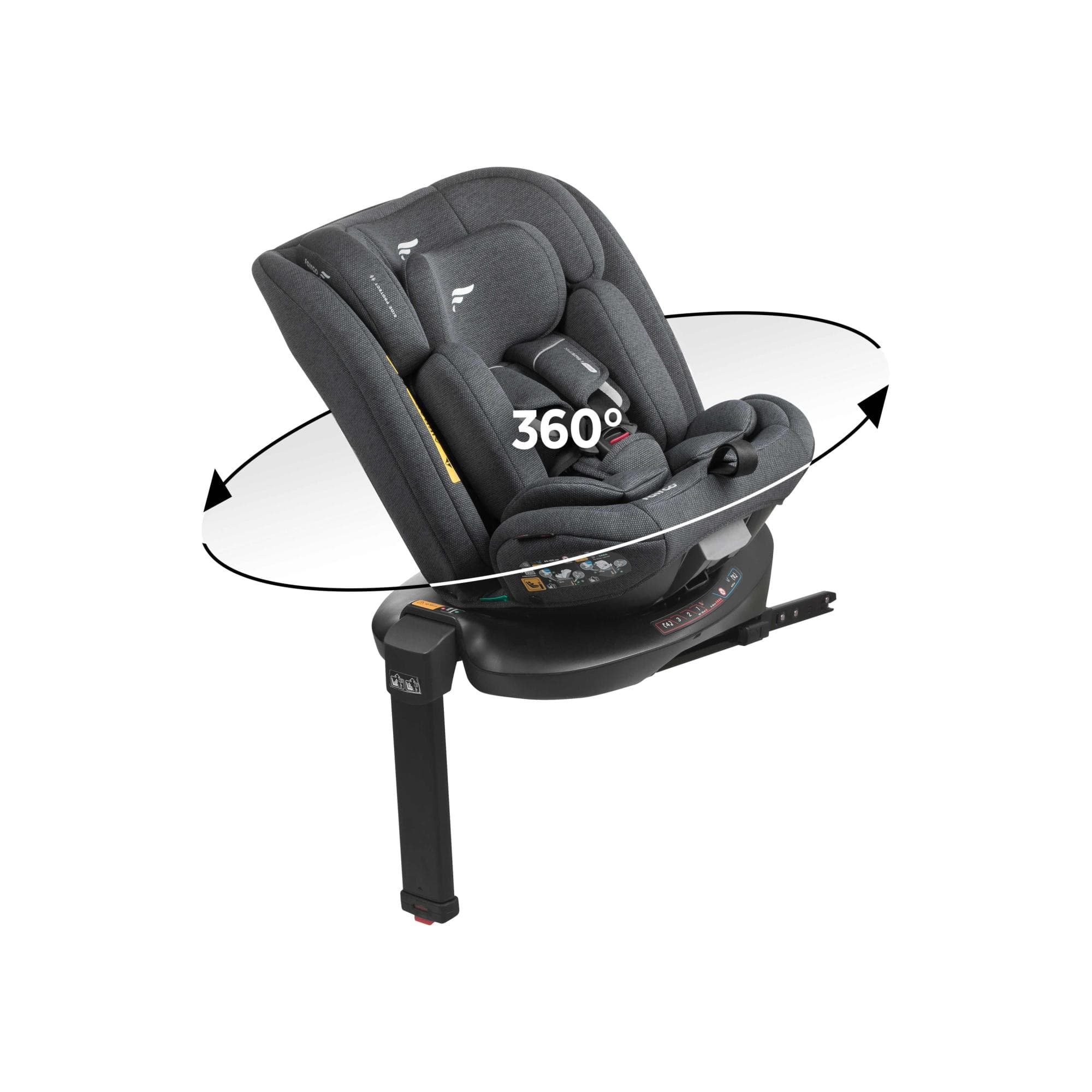 Fairgo - Silla de coche SPIN ISOFIX SUPPORT LEG (40-150cm) FAIRGO.
