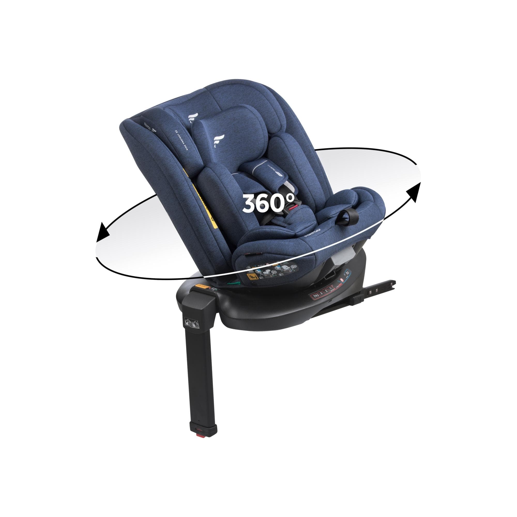 Fairgo - Silla de coche SPIN ISOFIX SUPPORT LEG (40-150cm) FAIRGO.