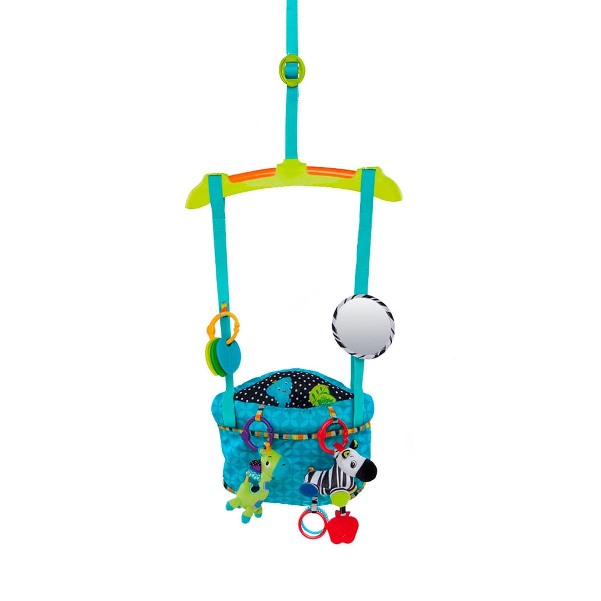 Bright Starts - Saltador de puerta + Bright Starts + Bounce 'n Spring Deluxe Door Jumper.