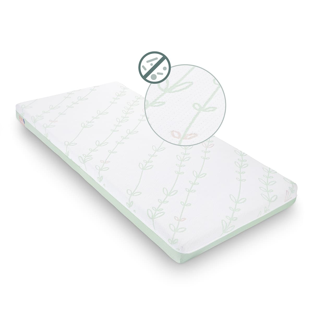 Babymoov - Babymoov Colchón para bebé anti-bacteriano Cosy'Lite 60 x 120 cm.