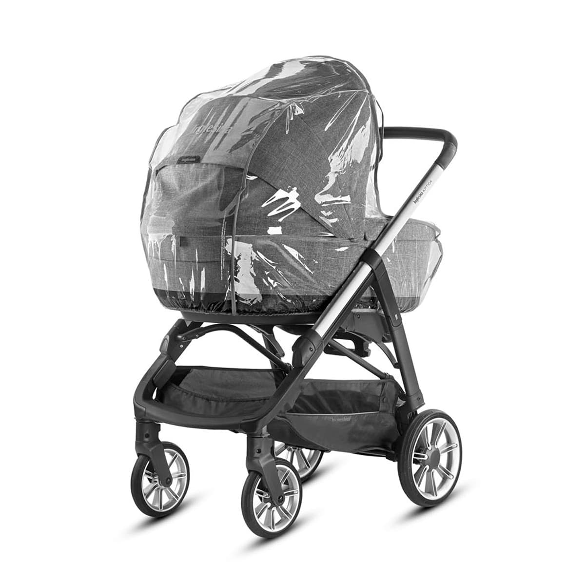 Inglesina - Protector de lluvia Inglesina para Capazo transparente.