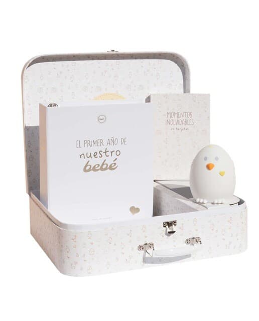 Grupo Erik Editores, S.L. - Set de regalo Eggie Welcome Home Erik blanco y beige.
