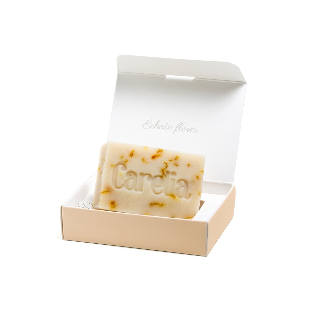 Carelia - Jabón Carelia de Caléndula Ecocarelia Natural Care blanco.