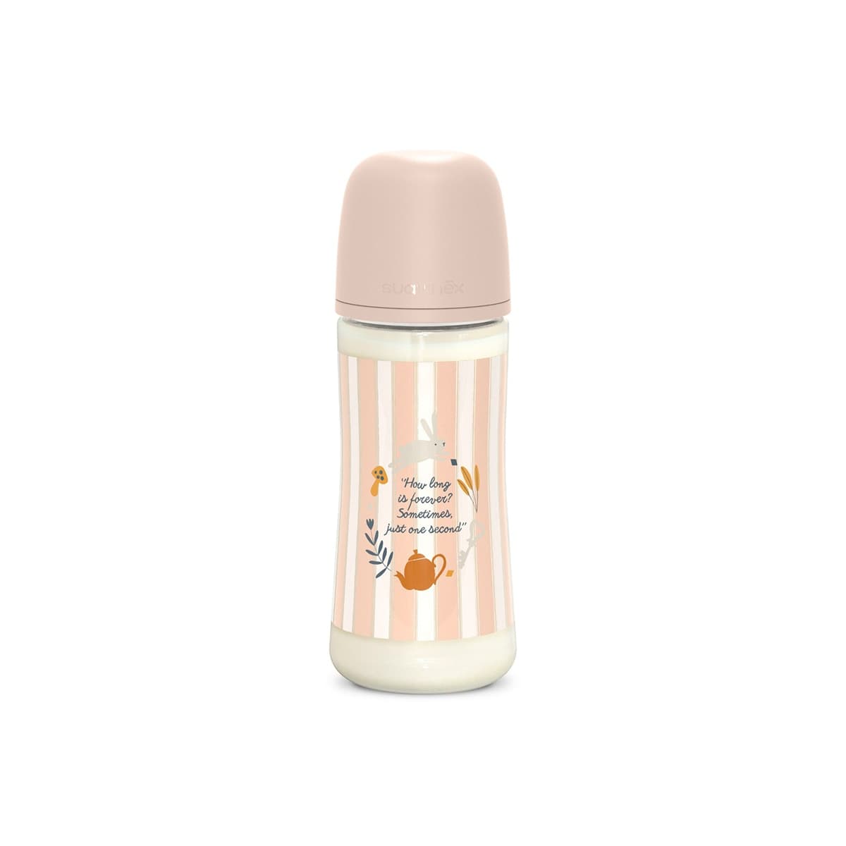 Suavinex - Biberón Poliamida con tetina Fisiológica SX Pro Suavinex Wonderland Flujo Denso 360ml.