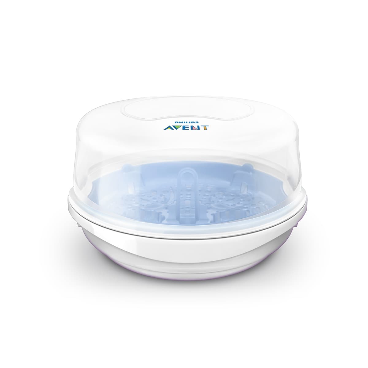 Philips Avent - Esterilizador a Vapor Philips Avent para Microondas blanco-transparente.