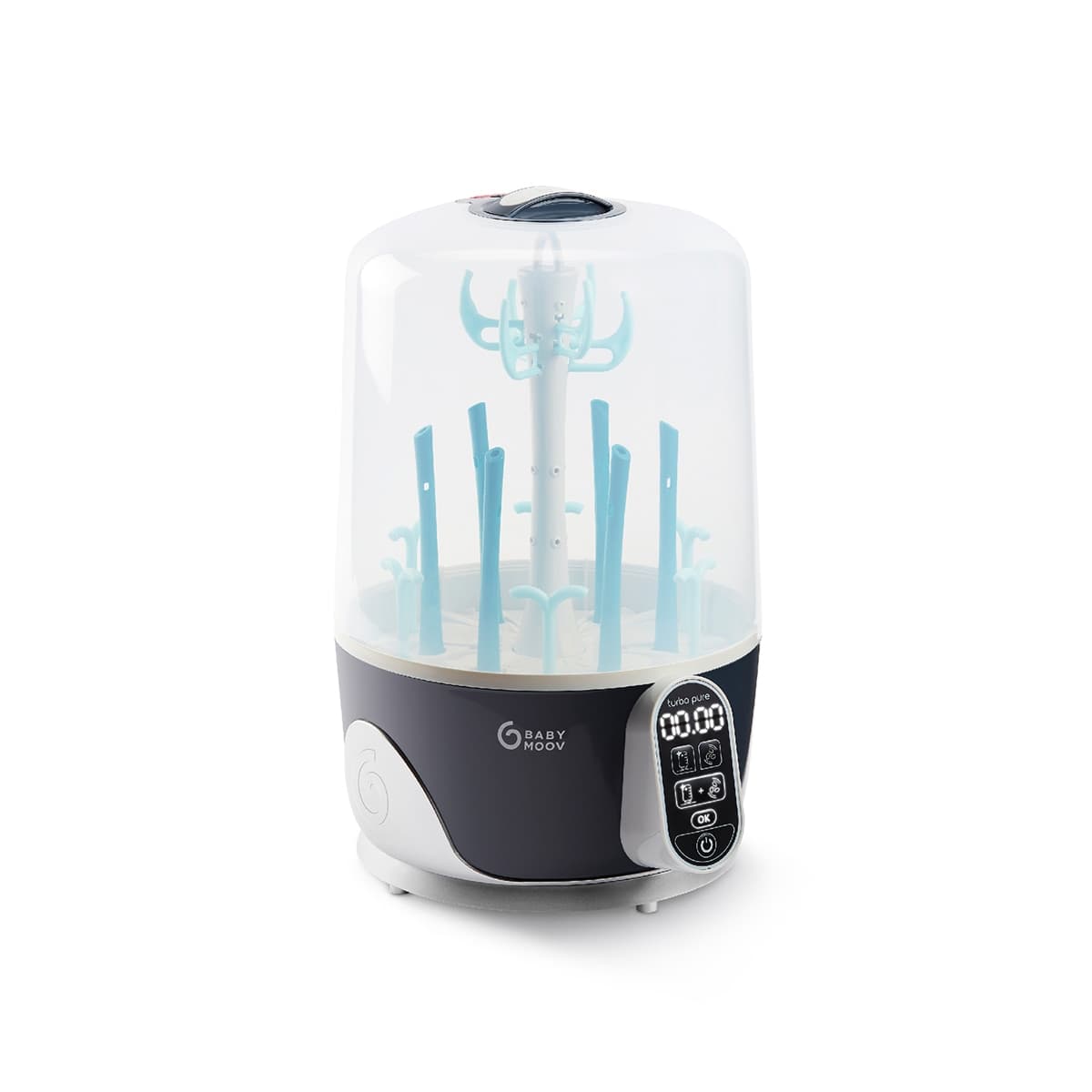 Babymoov - Babymoov Esterilizador y Seca biberones Turbo Pure.