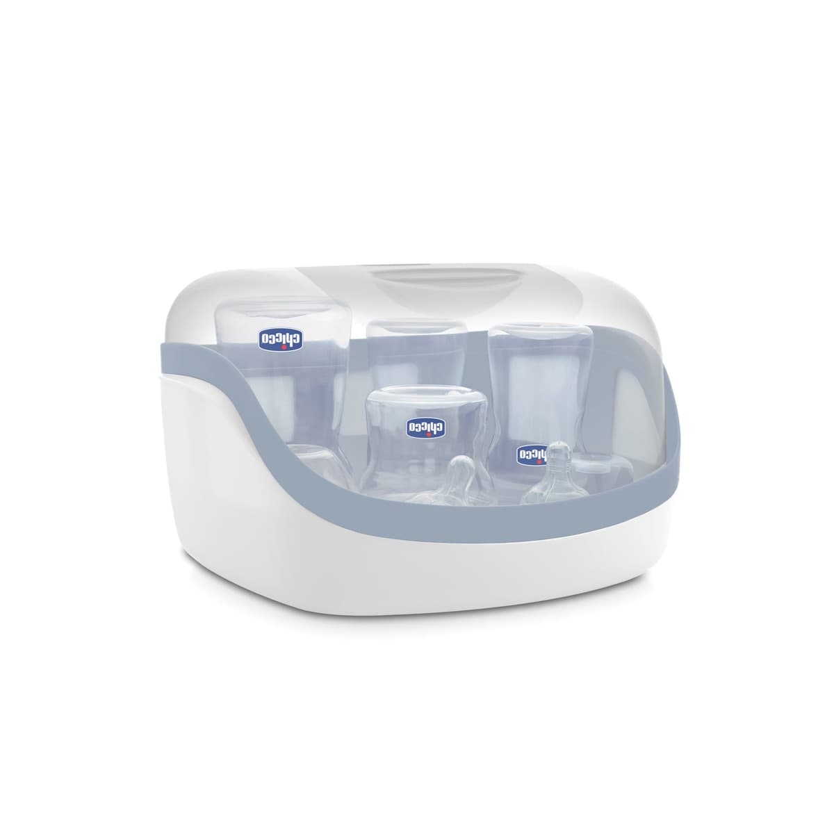 Chicco - Esterilizador Chicco microondas blanco.