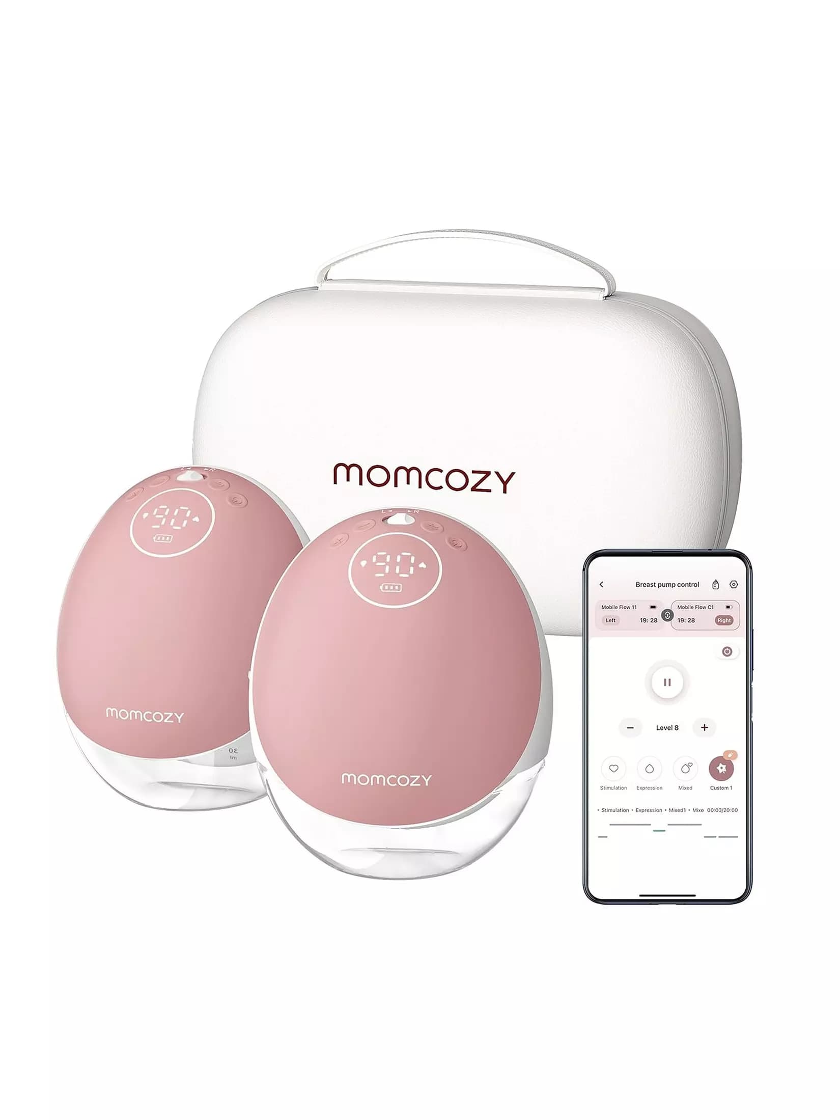 MOMCOZY - Sacaleches MOMCOZY M9 Doble control por APP.