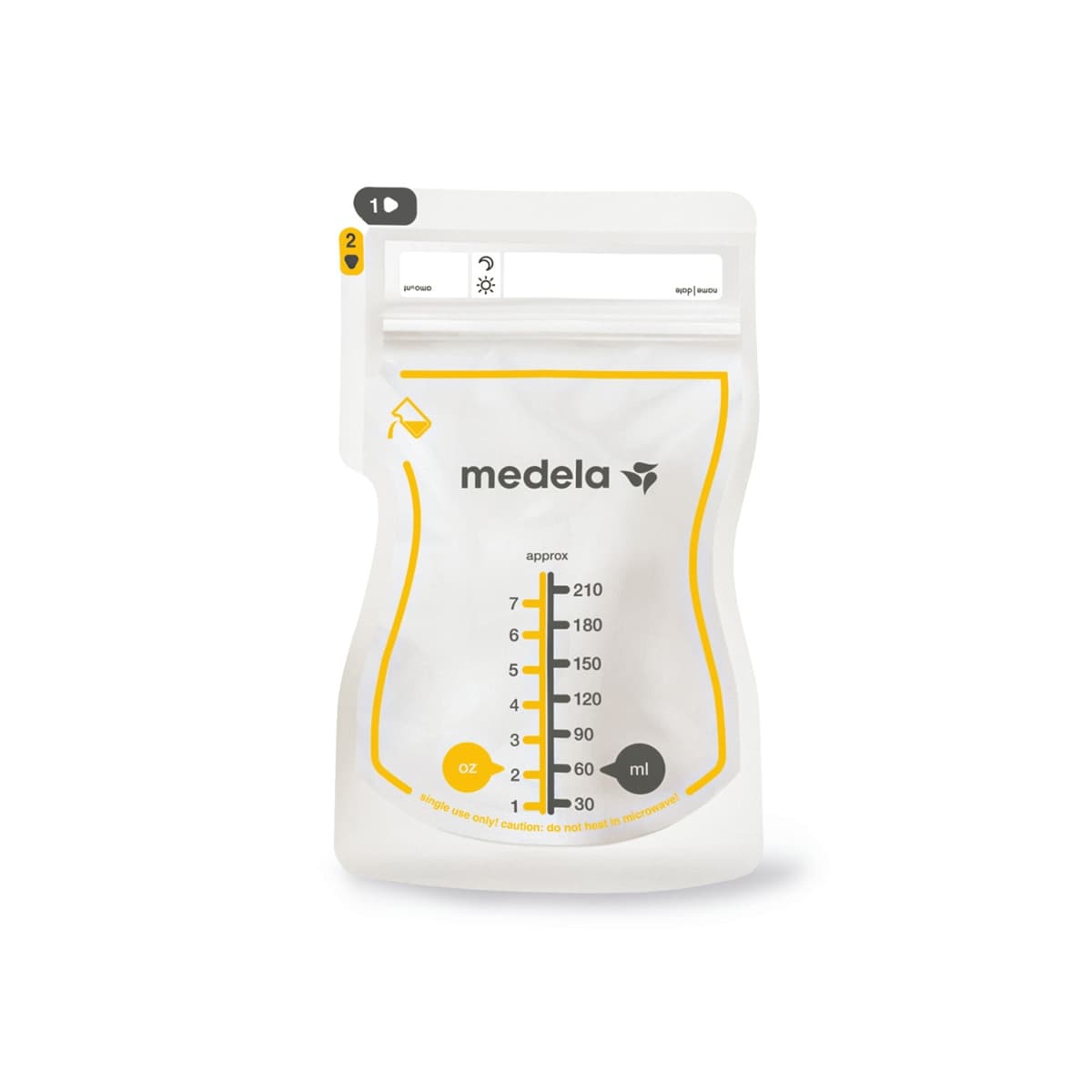 Medela - Bolsas de almacenamiento Medela para Leche Materna (50 unids.) transparente.