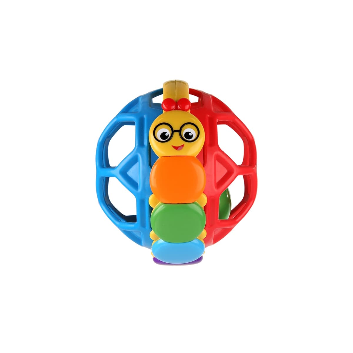 Baby Einstein - Sonajero Bola Baby Einstein Bendy Ball Rattle Toy flexible gusano multicolor.