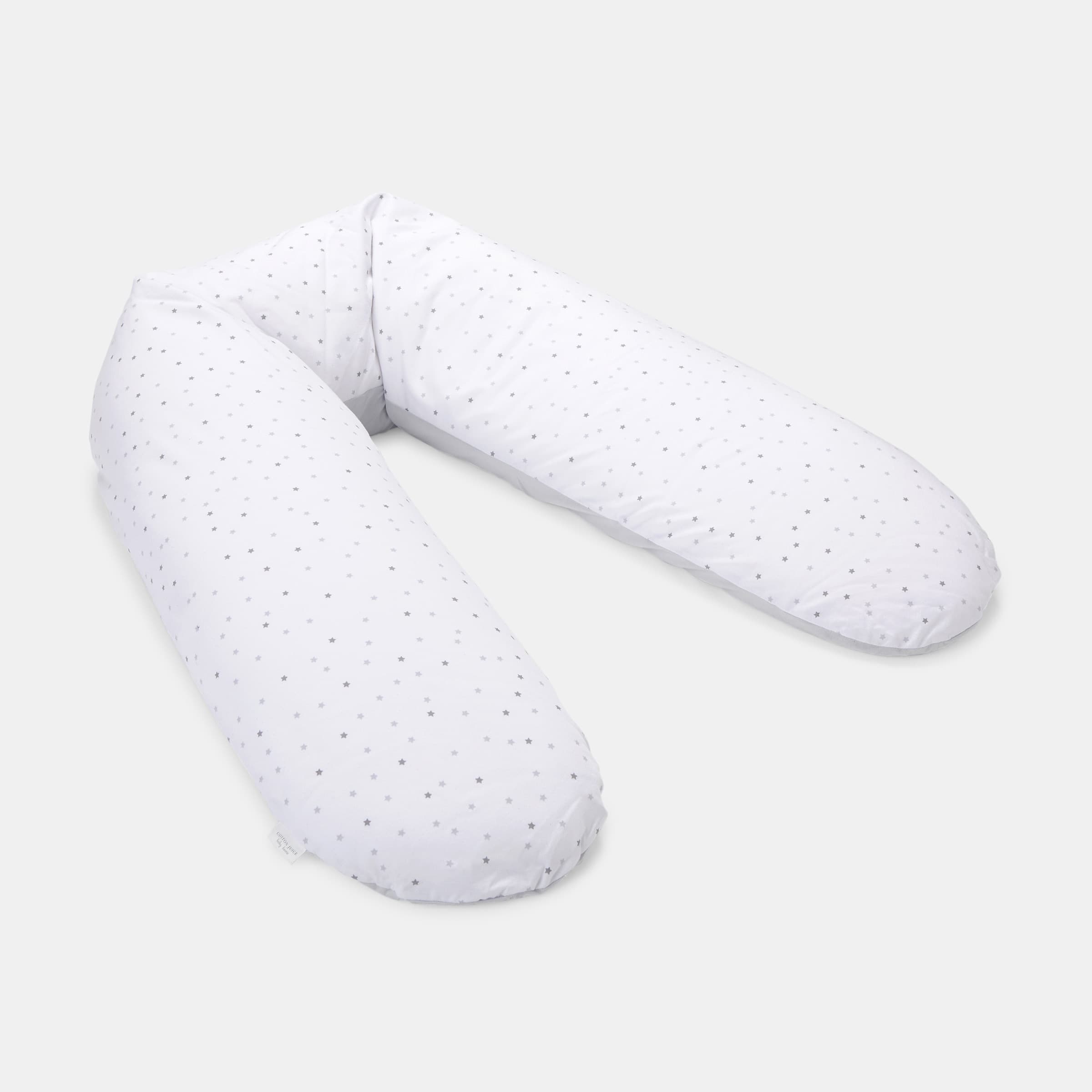 Cotton Juice Baby Home - Almohada de lactancia XL Cotton Juice Baby Home Estrellas jersey microperlas.