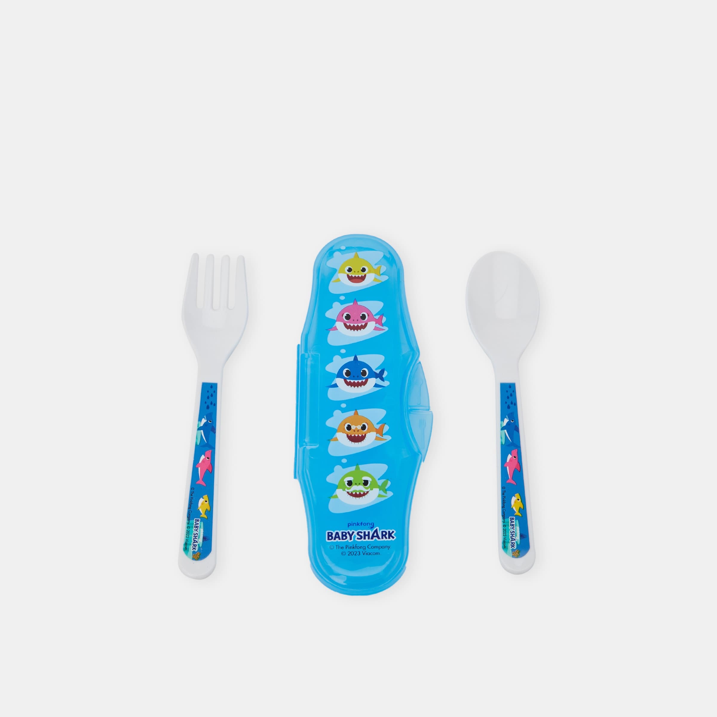 Stor - Juego de cubiertos con estuche Bbest Baby Shark.