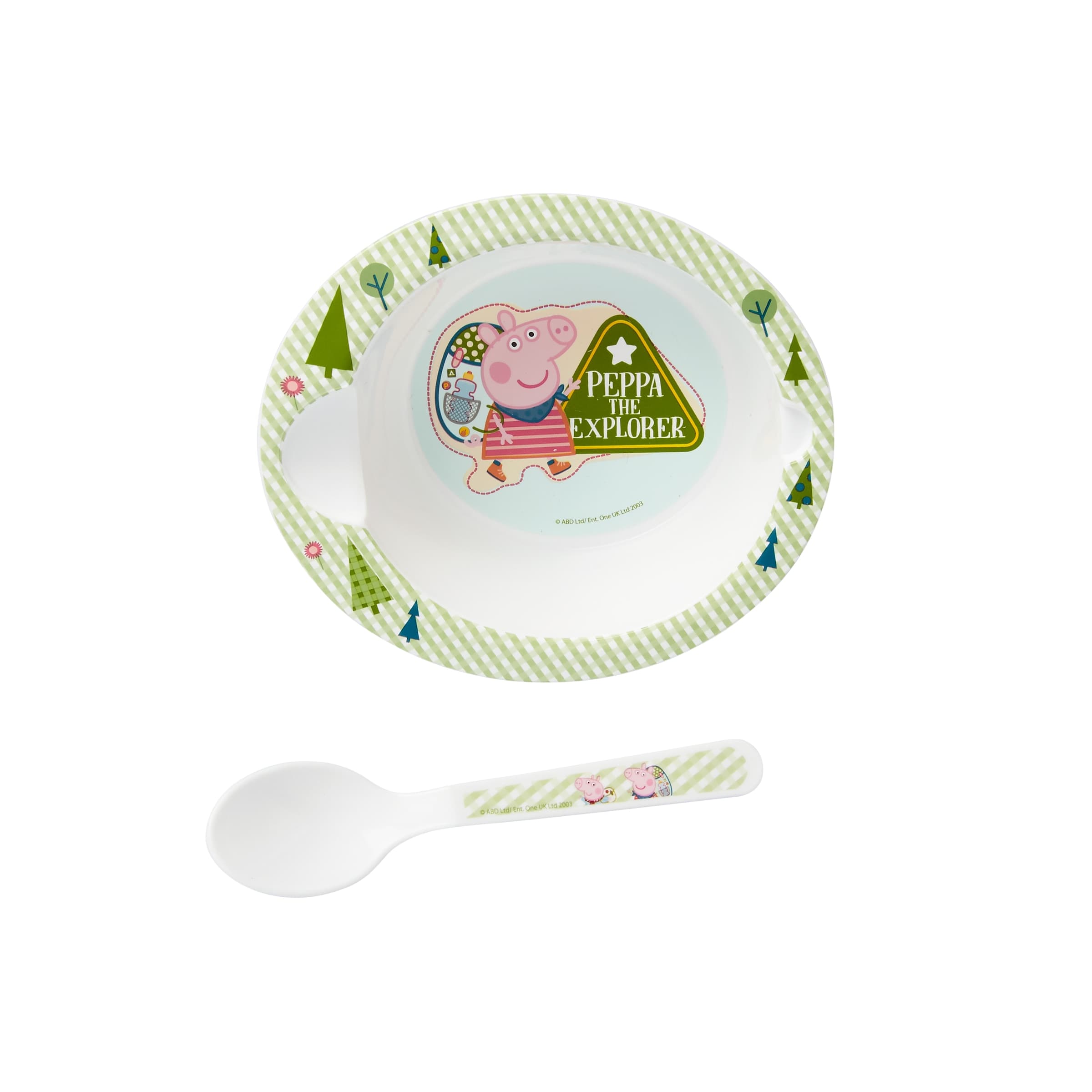 Stor - Juego de Bol y Cuchara Stor Micro Baby Peppa Pig multicolor.