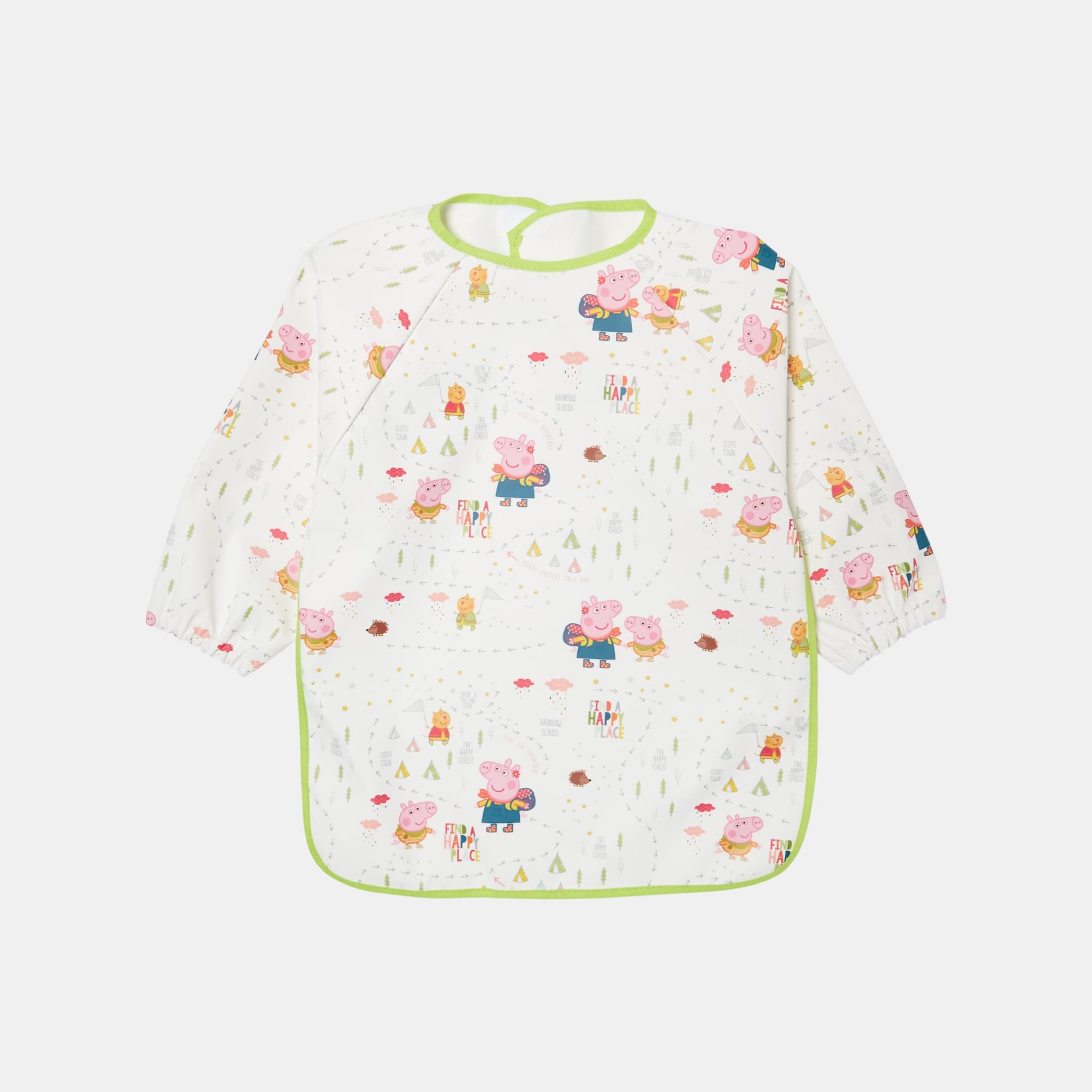 bbest - Babero con mangas Peppa Pig estampado multicolor.