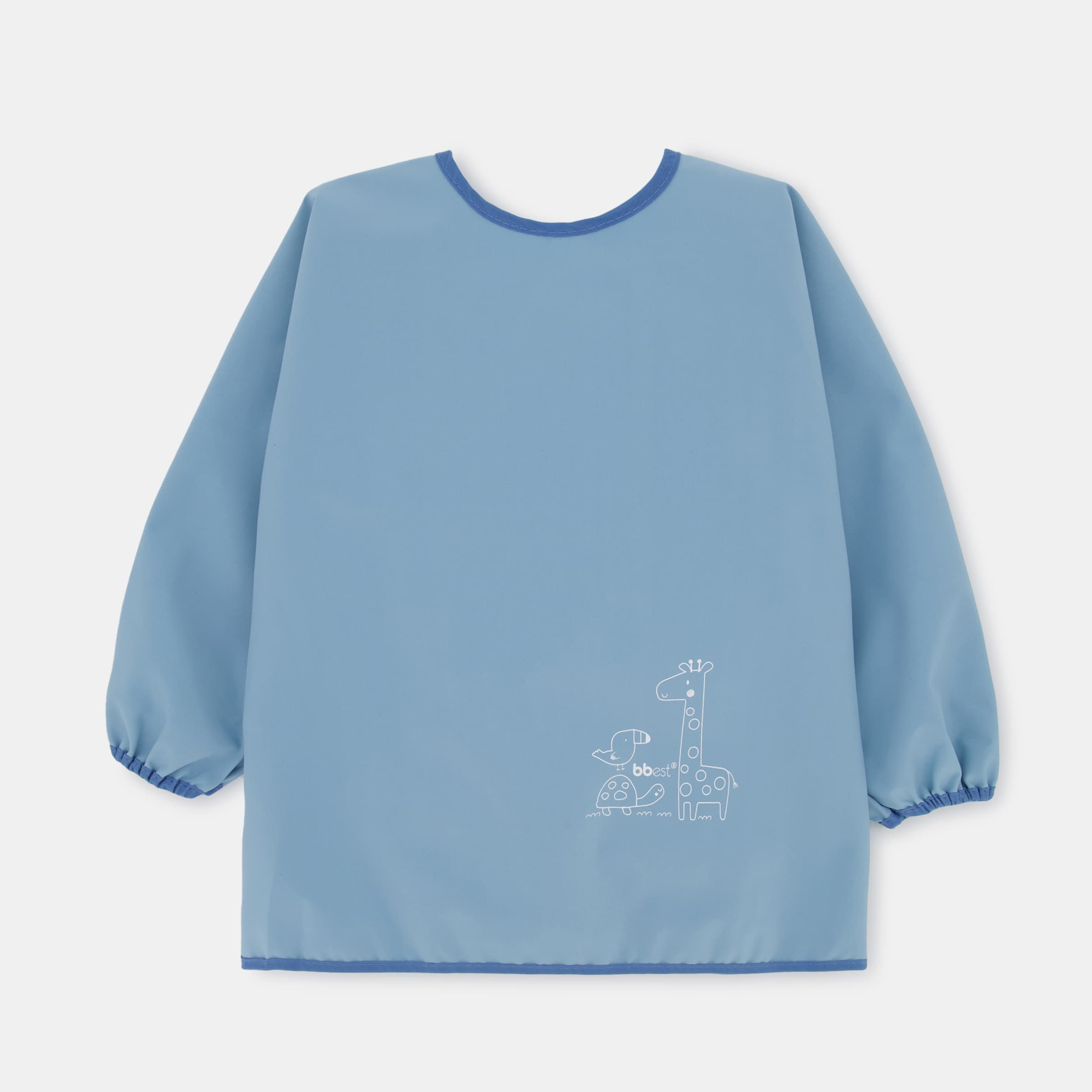 bbest - Babero XL con mangas Bbest azul.
