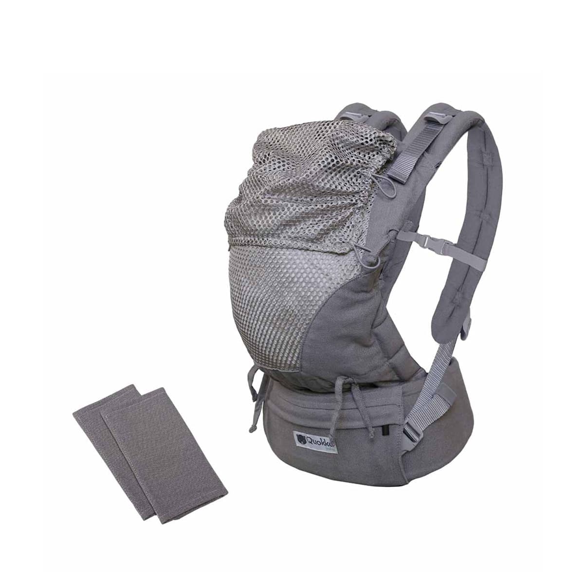 Quokkababy - Mochila portabebés Quokkababy E-carrier Mesh 3 posiciones.