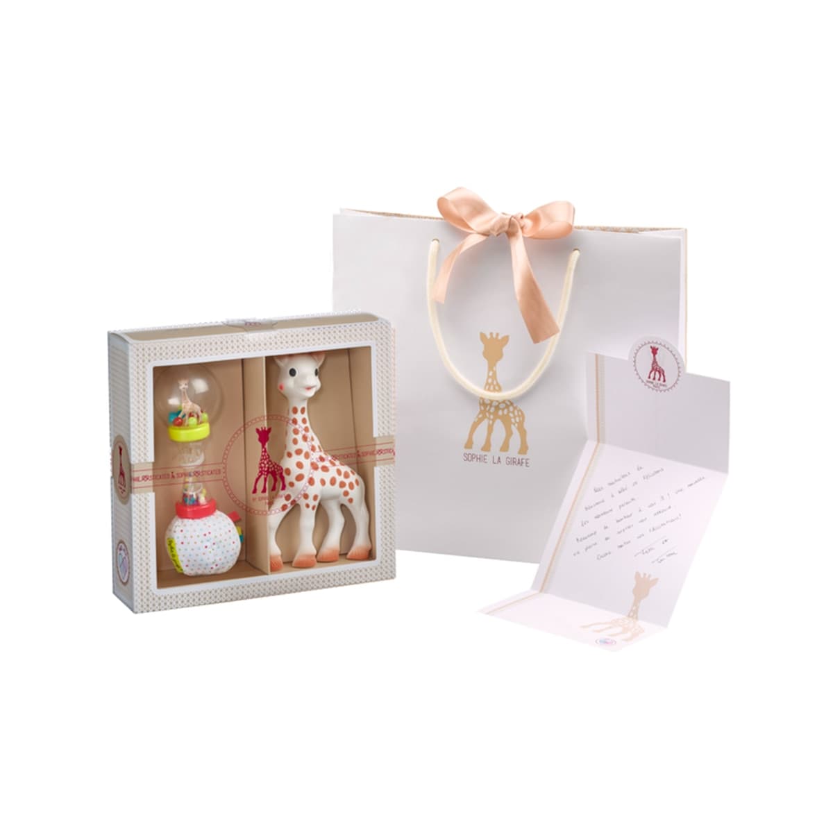 Sophie La Girafe® - Mi primer Sophie la Girafe set Sophie + Sonajero Maracas.