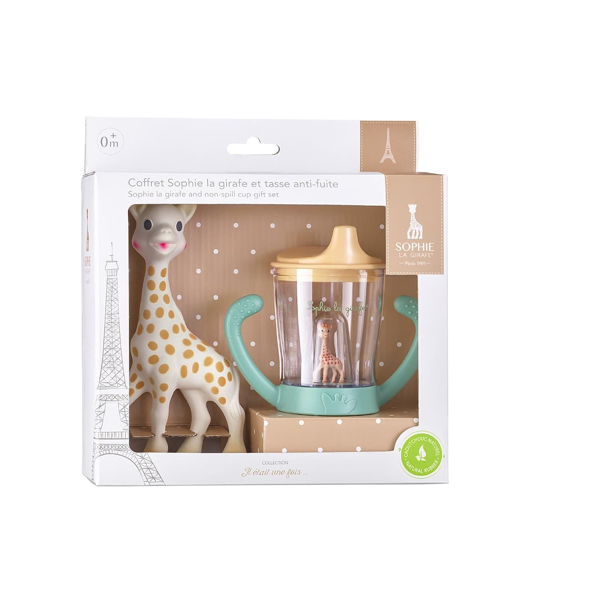 Sophie La Girafe® - Pack regalo Sophie la Girafe con taza aprendizaje antifugas.