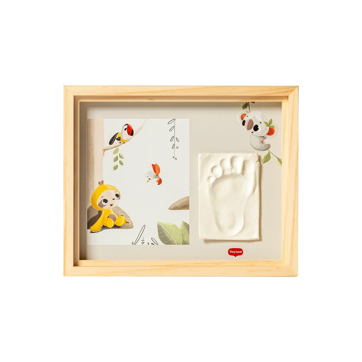 Tiny Love - Marco huellas Tiny Love con foto y huella madera.