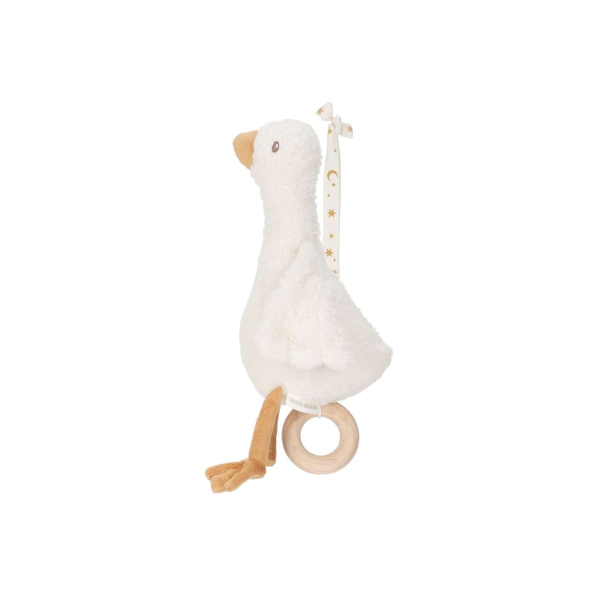 LITTLE DUTCH - Peluche Oca musical Little Dutch 29cm new born naturals.