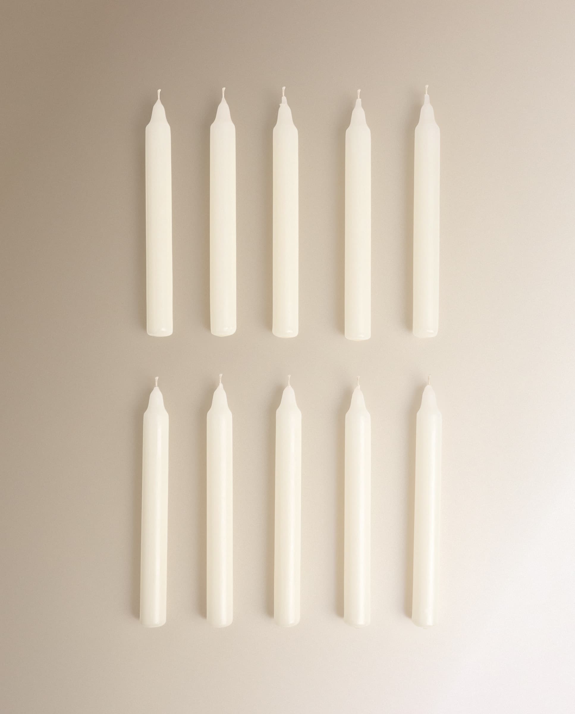El Corte Inglés - Set de 10 velas Candelabro.