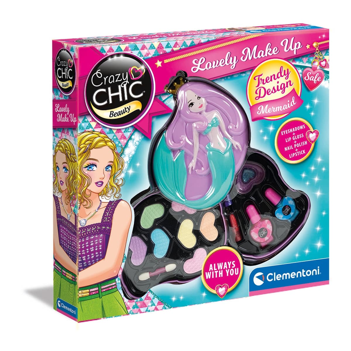 Clementoni - Neceser maquillaje Sirena.