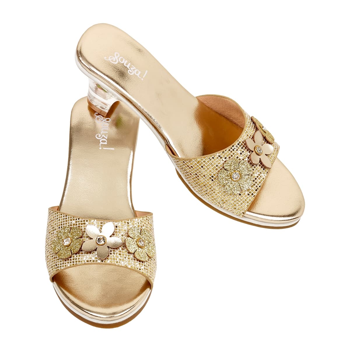 Souza - Sandalias tacón Ellina, dorado metálico t. 24-25 Souza.
