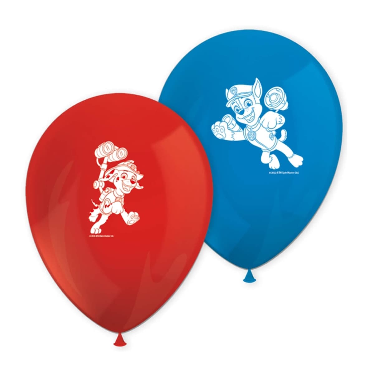 Liragram - 8 Globos Latex Patrulla Canina 27,5 cm.