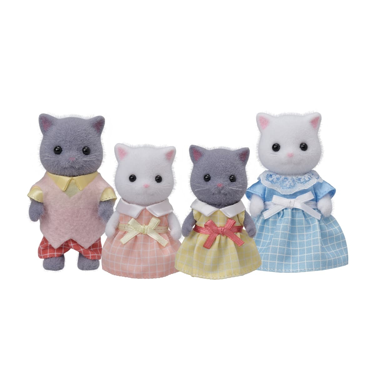 Sylvanian Families - Família Gato Persa Sylvanian Families 4 figuras.