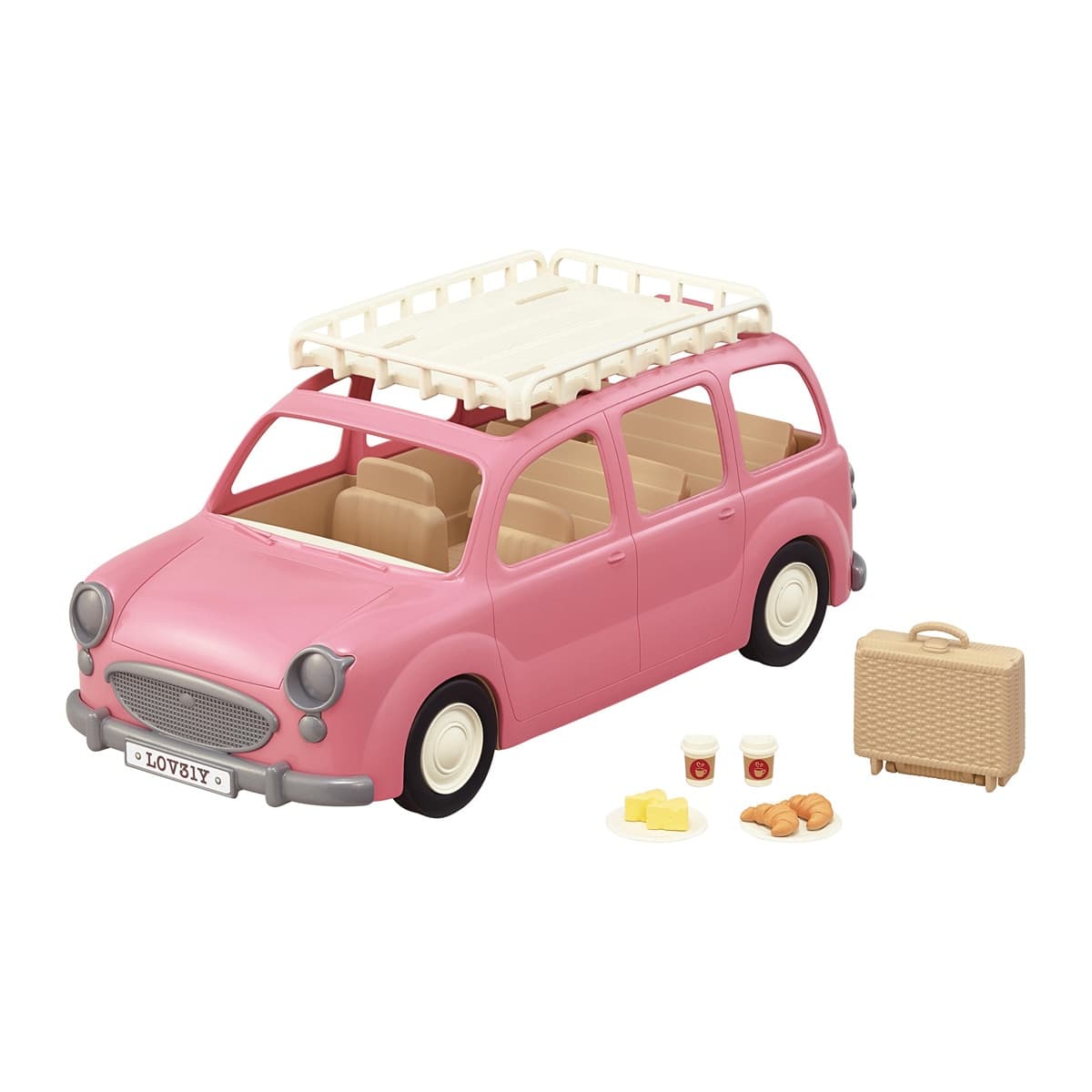 Sylvanian Families - Coche Monovolumen picnic.