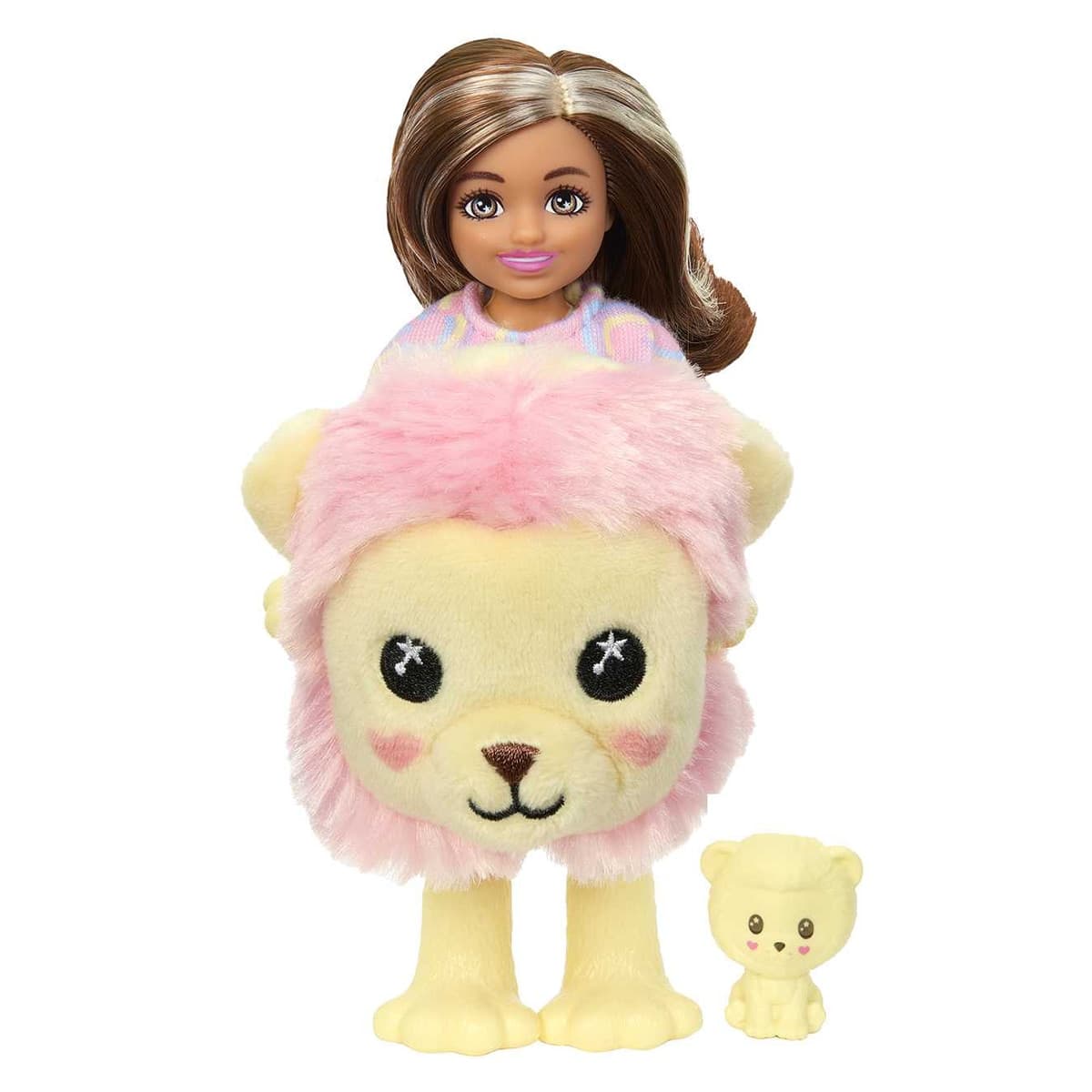 Barbie - Barbie Chelsea Cutie Reveal Muñeca con disfraz de león.