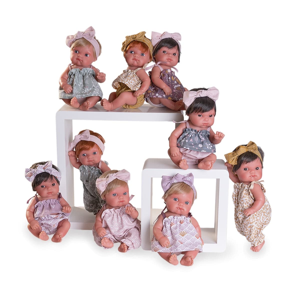 Muñecas Antonio Juan - Boneca Mufly Vestidos de Cores - Artigo Sortido. Envio realizado de forma aleatória.
