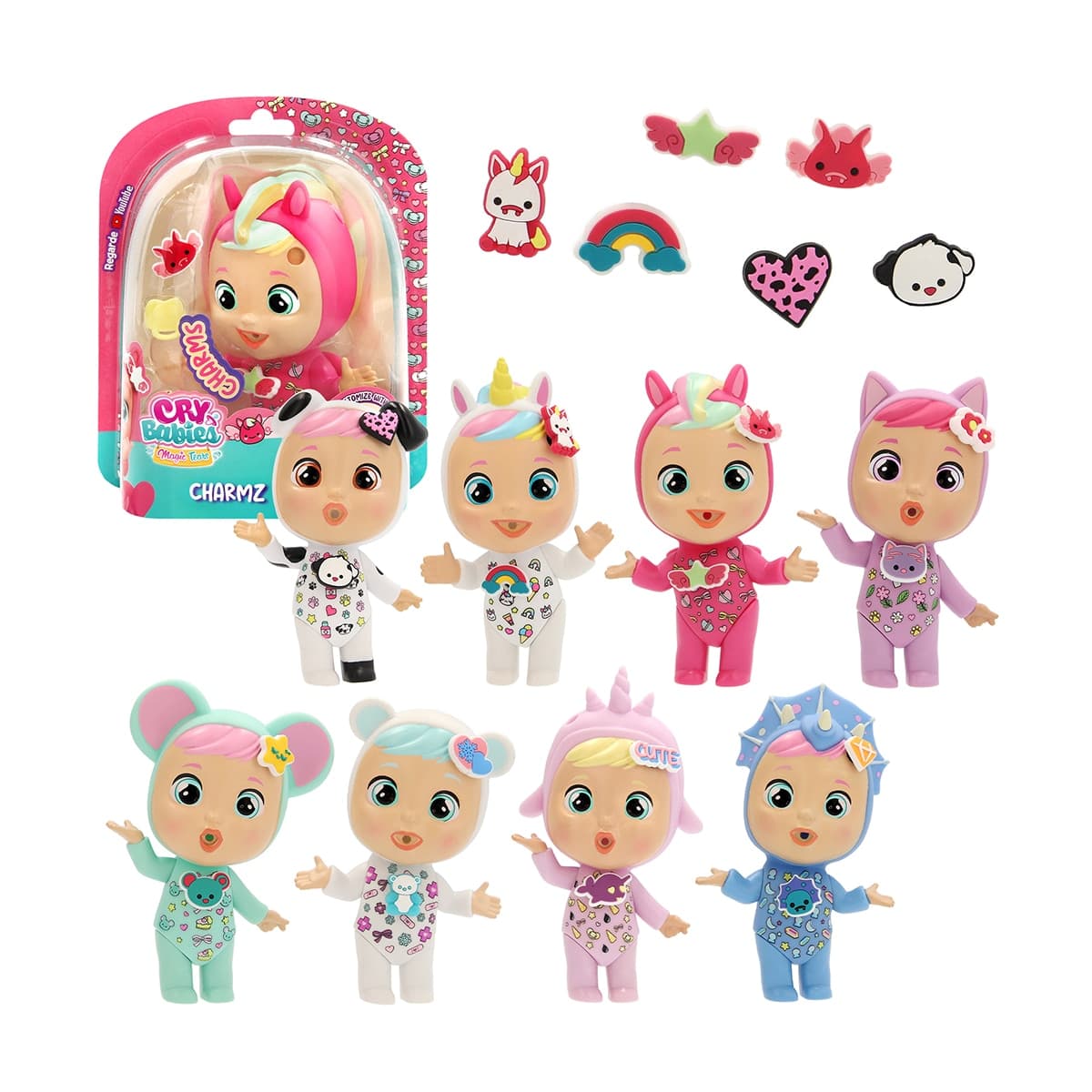 Bebés Llorones - Muñeca Blister Charmz Bebes Llorones Lágrimas Mágicas.