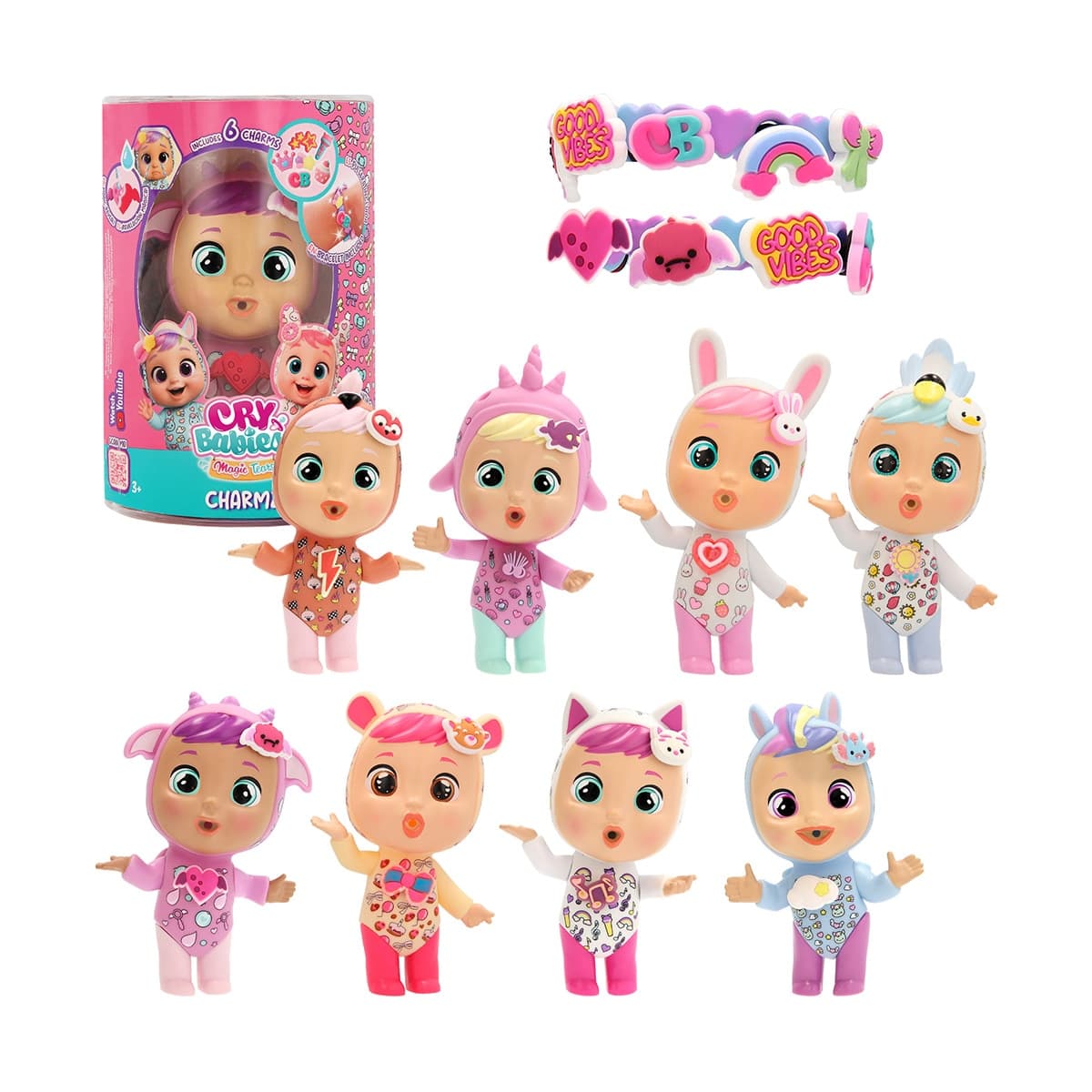 Bebés Llorones - Muñecas Charmz Bebes Llorones Lágrimas Mágicas modelos surtidos.