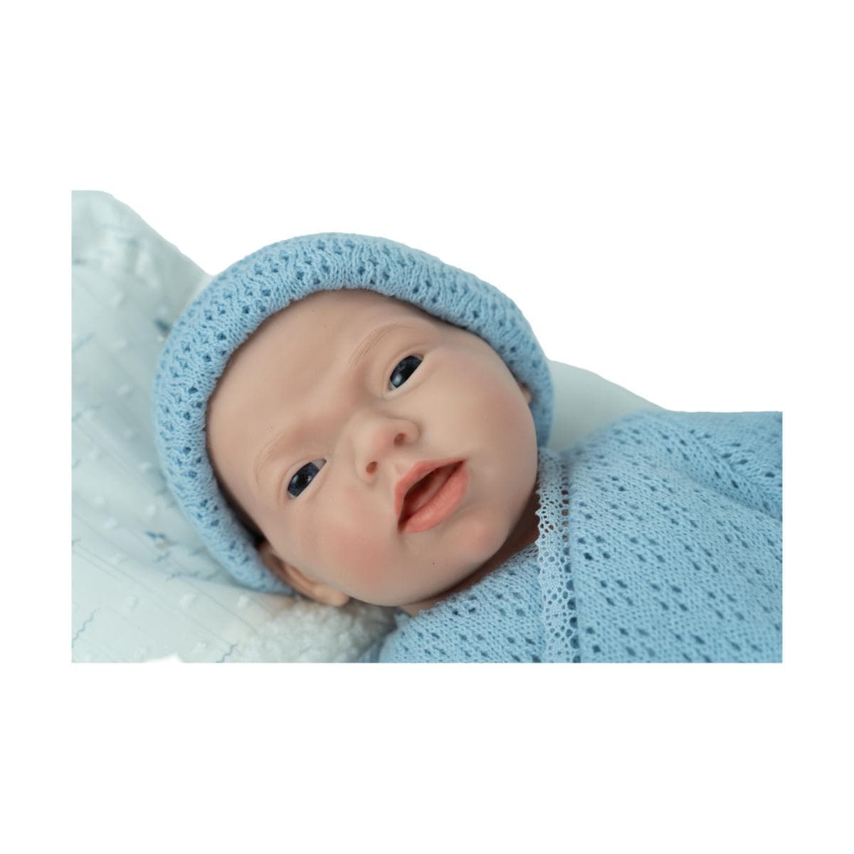 Muñeca Real Reborn Aina 40 cm con cambiador y pañuelo babero Spanish Design (Cuerpo Silicona, Sexo Niña) Arias - Image 5