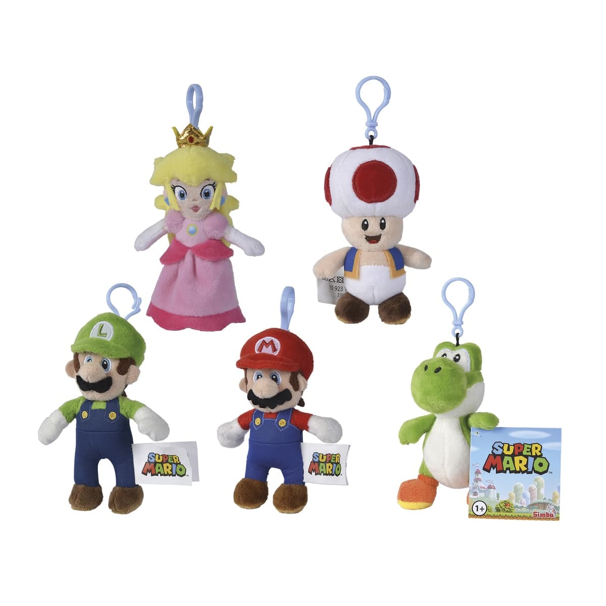 Simba - Llavero 12,5 cm Supermario modelos surtidos.