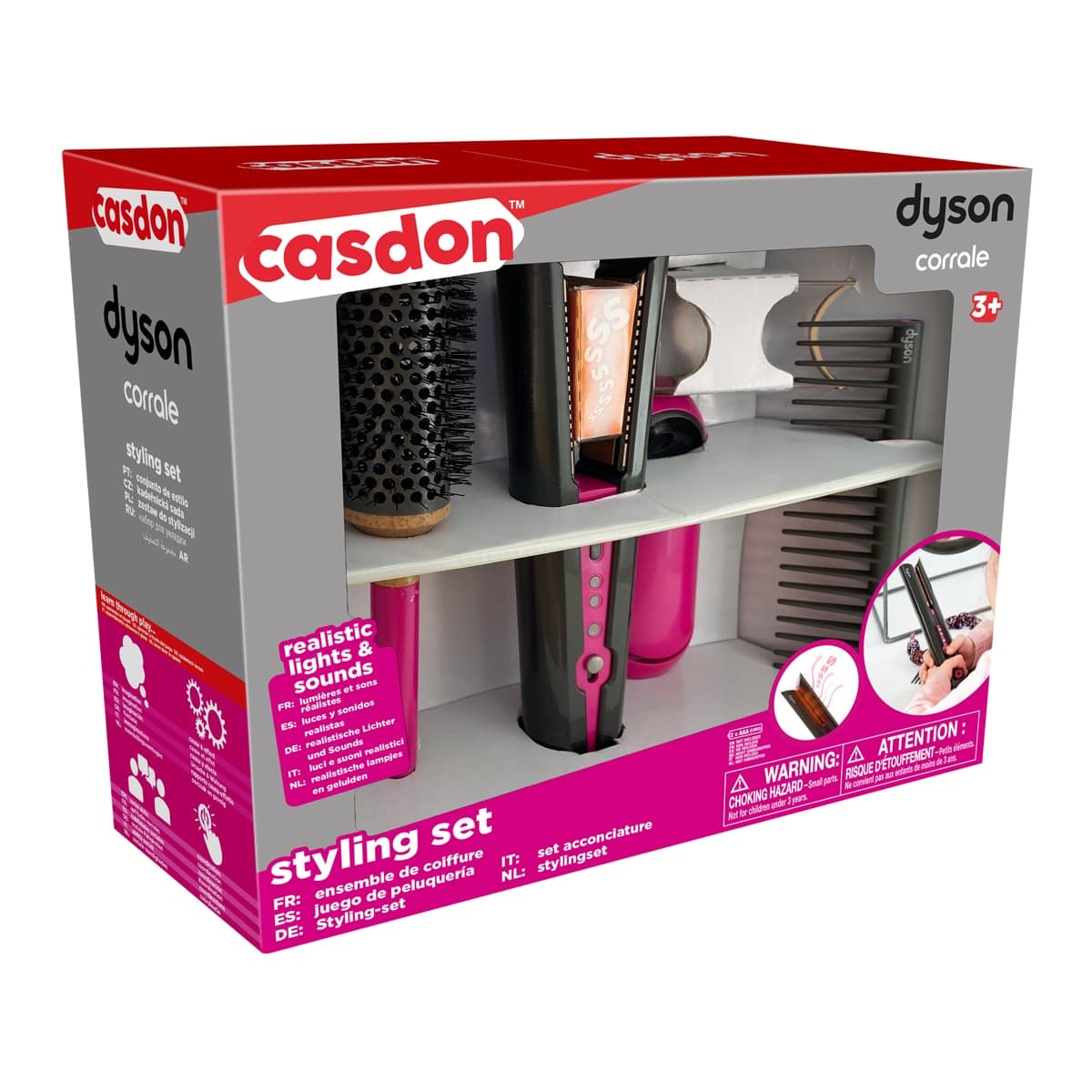 Cefa Toys - Set plancha del pelo Dyson Corralle.