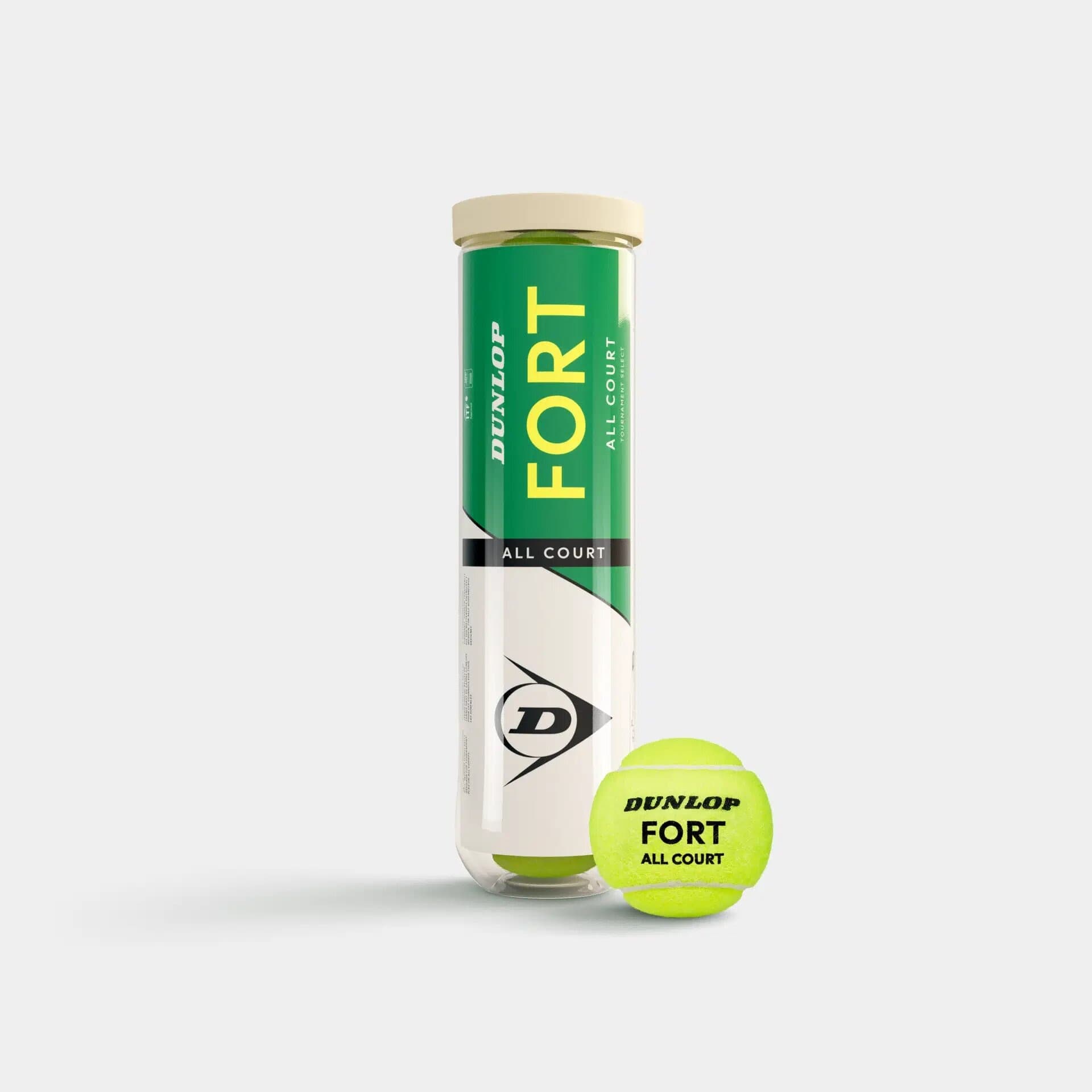 Dunlop - Pack de 4 pelotas de tenis Fort All Court B4 Dunlop.