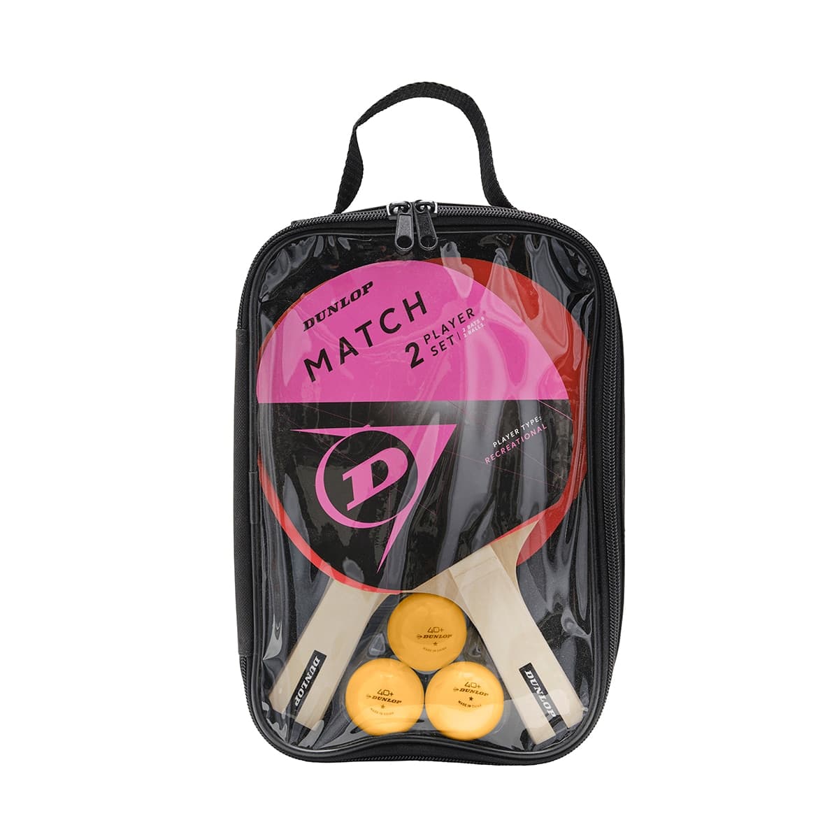 Dunlop - Set de ping pong de dos jugadores Dunlop.