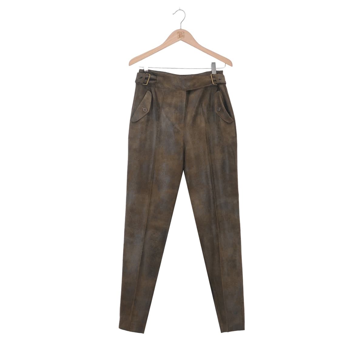 Tba - Pantalón de mujer correas gnu.