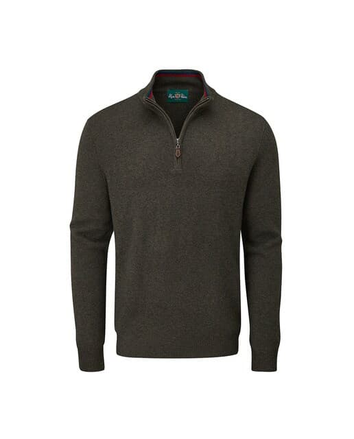 Alan Paine - Pullover cuello cremallera.