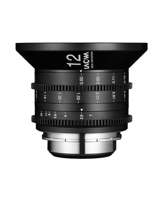 Laowa - Objetivo Laowa 12mm T2.9 Zero-D Cine Metrico PL.