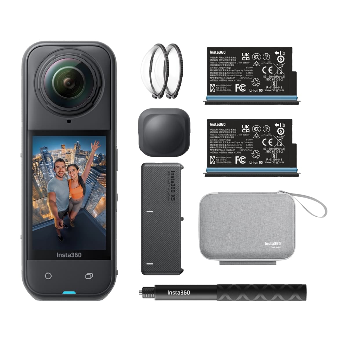 INSTA360 - Cámara de acción Insta360 X5 Kit Essential.