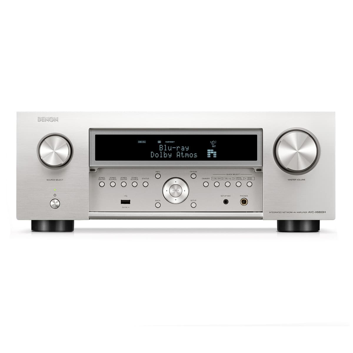 Denon - Amplificador AV Premium Denon AVC-X6800H, 11.4 canales 8K.