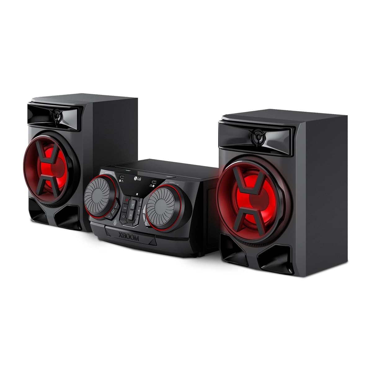 LG - Equipo Hi-Fi gran potencia LG xboom CK43N, 300W, para fiestas, Bluetooth, Radio FM.