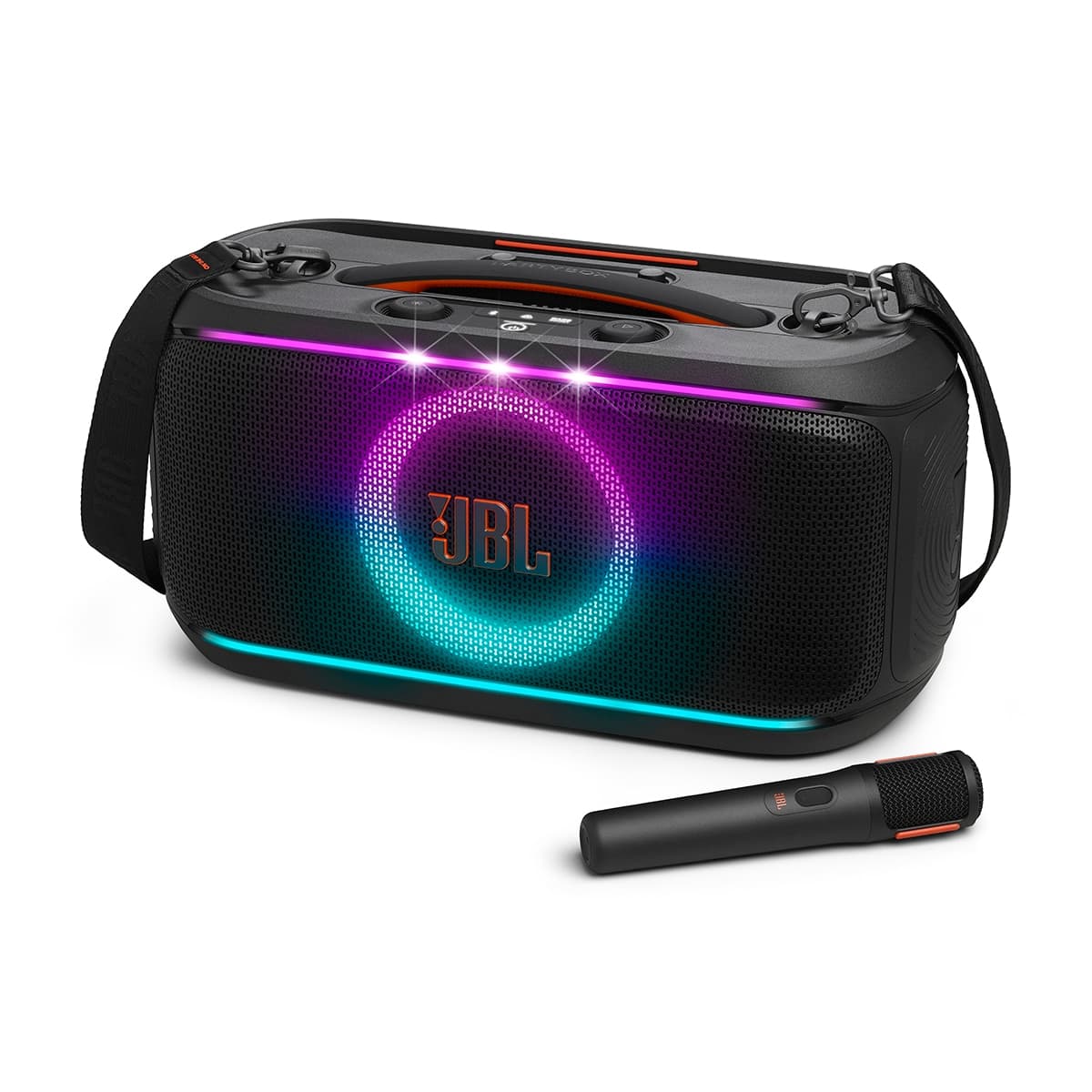 JBL - Altavoz gran potencia JBL Partybox On the Go 2, hasta 15h de reproducción, 100W, IPX4.