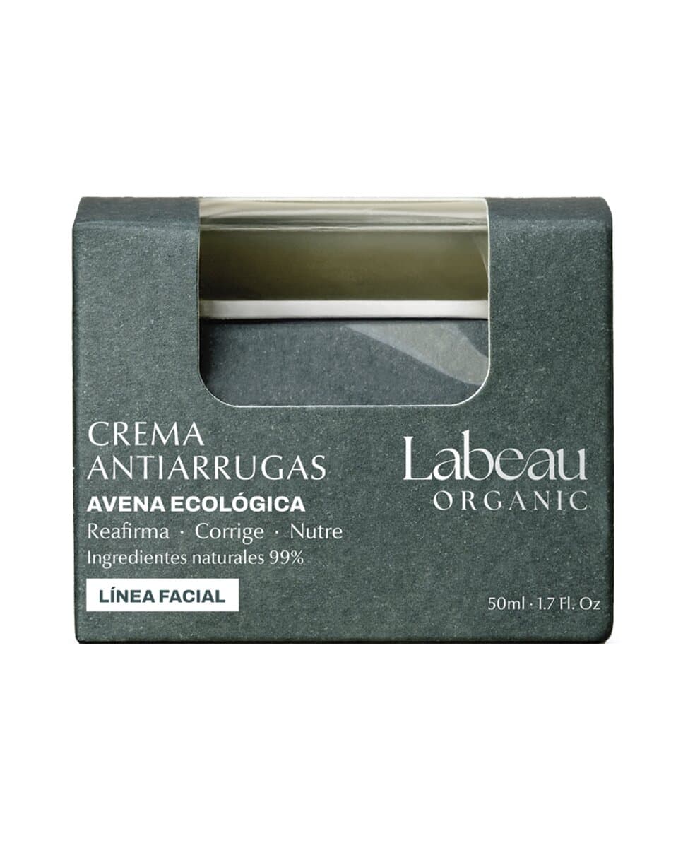 Labeau Organic - Recarga Crema Antiarrugas con Avena Ecológica 50 ml Labeau Organic.
