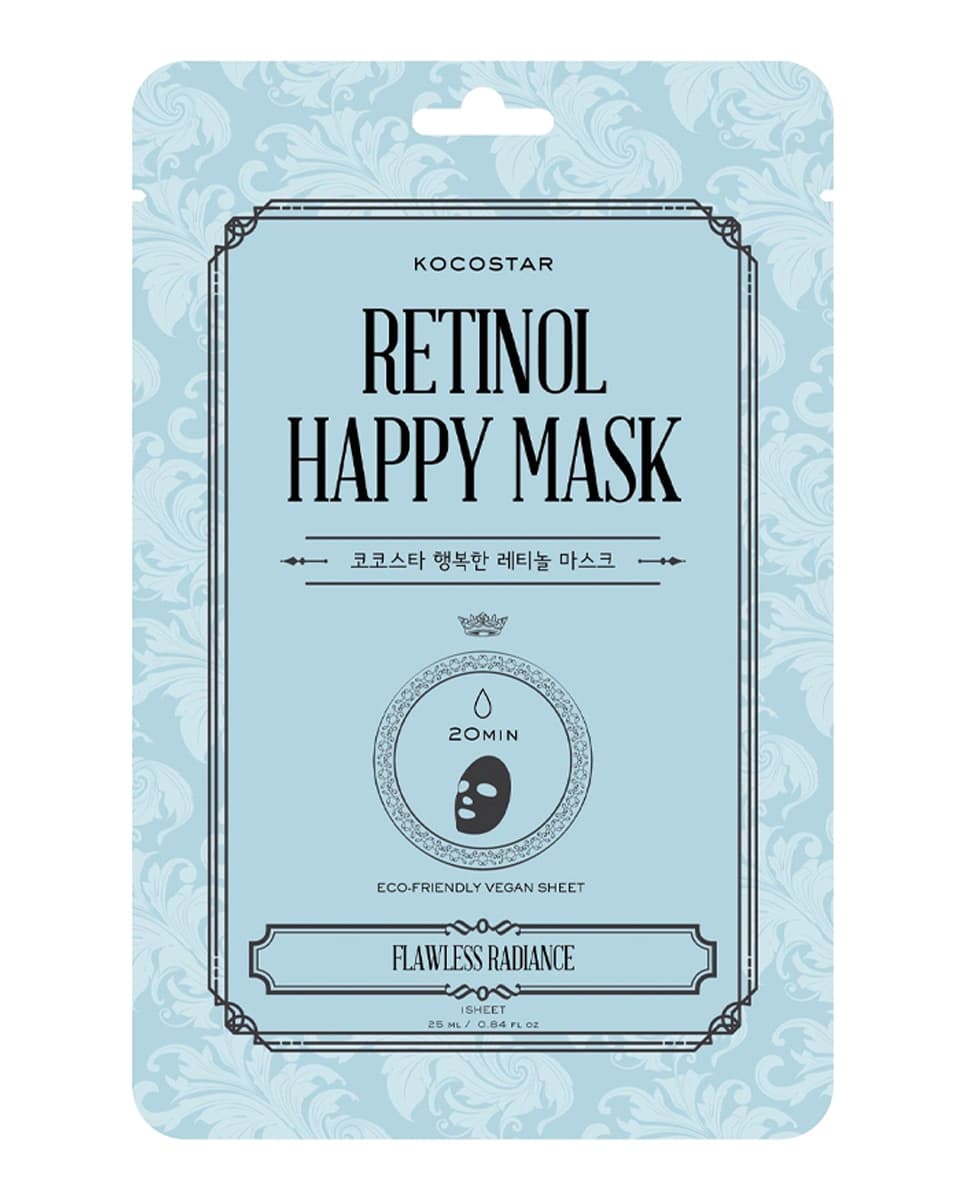 Kocostar - Mascarilla De Velo (Sheet Mask) Retinol Happy Mask Kocostar.