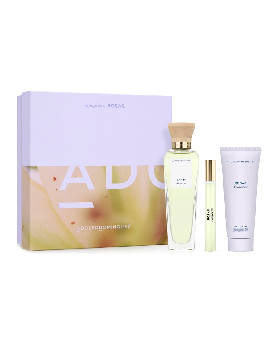 Adolfo Dominguez - Estuche de regalo Eau de Toilette Agua Fresca de Rosas Adolfo Domínguez.