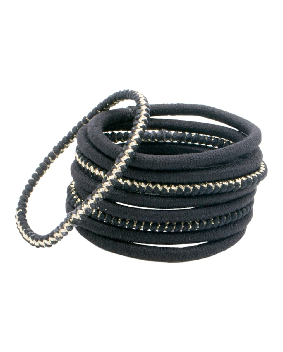 Bachca - Elásticos grandes negro y oro x9 Bachca.